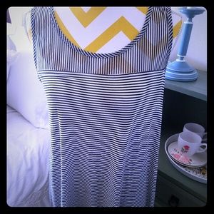 Striped black and white shirt by Dana Buchman Medm